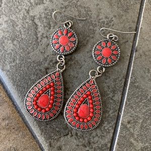 American Threads Drop Earrings